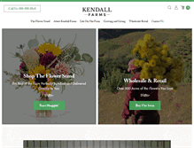 Tablet Screenshot of kendall-farms.com